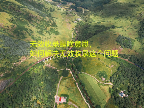 無效收錄是啥意思，如何解決無效收錄這個問題